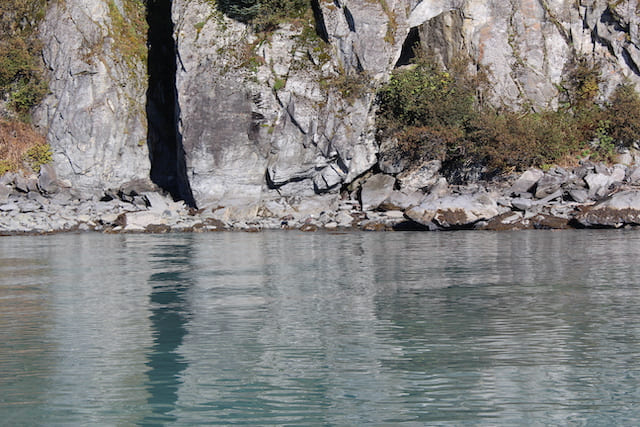 アラスカ　氷河